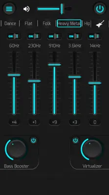 Equalizer & Bass Booster android App screenshot 0