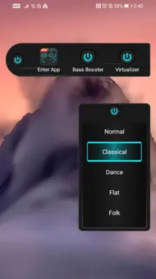 Equalizer & Bass Booster android App screenshot 4